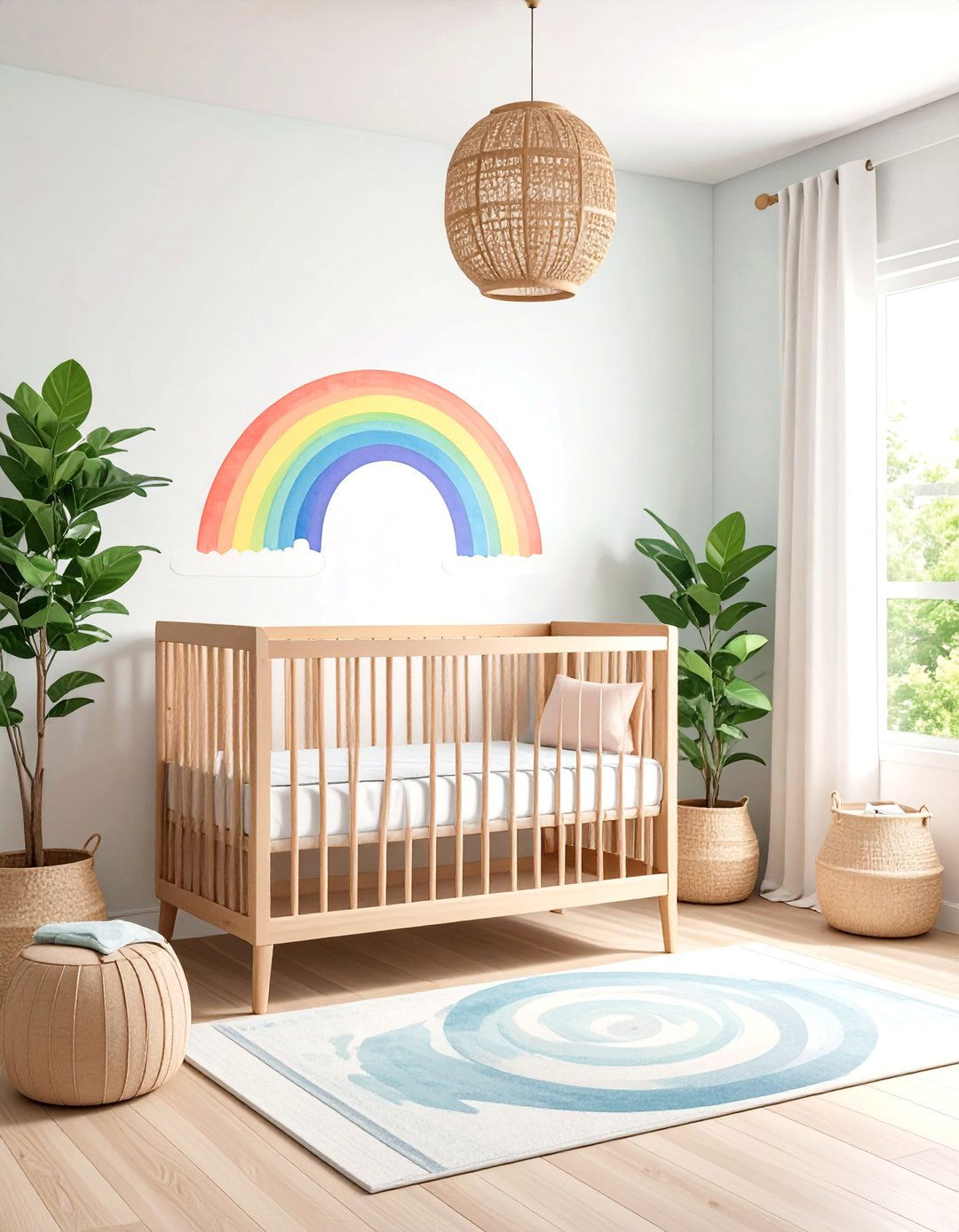 Minimal Zen Rainbow Nursery - 25 Rainbow Nursery Ideas