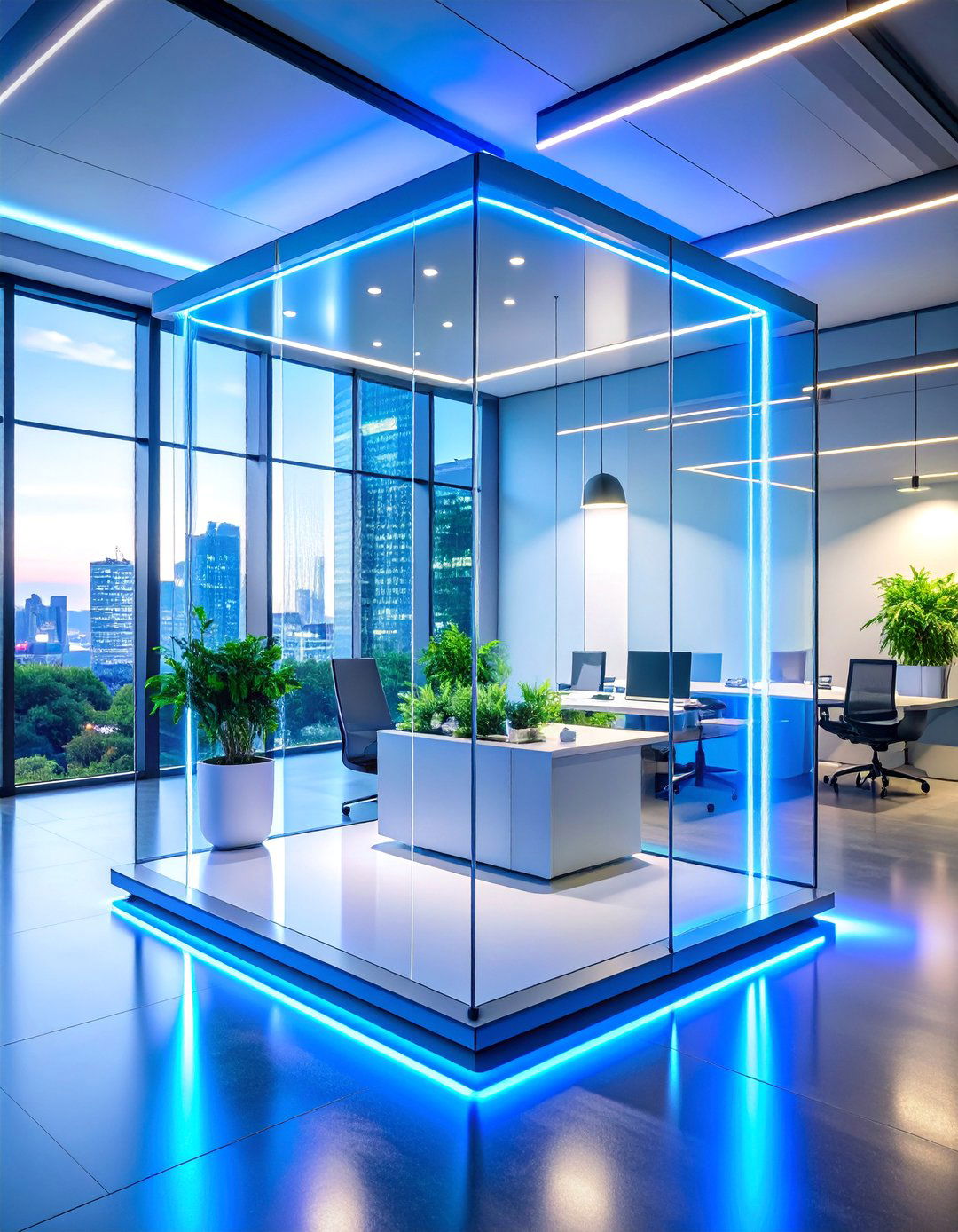 Minimalist Acrylic Charging Display with Modern Transparency - 25 charging station ideas
