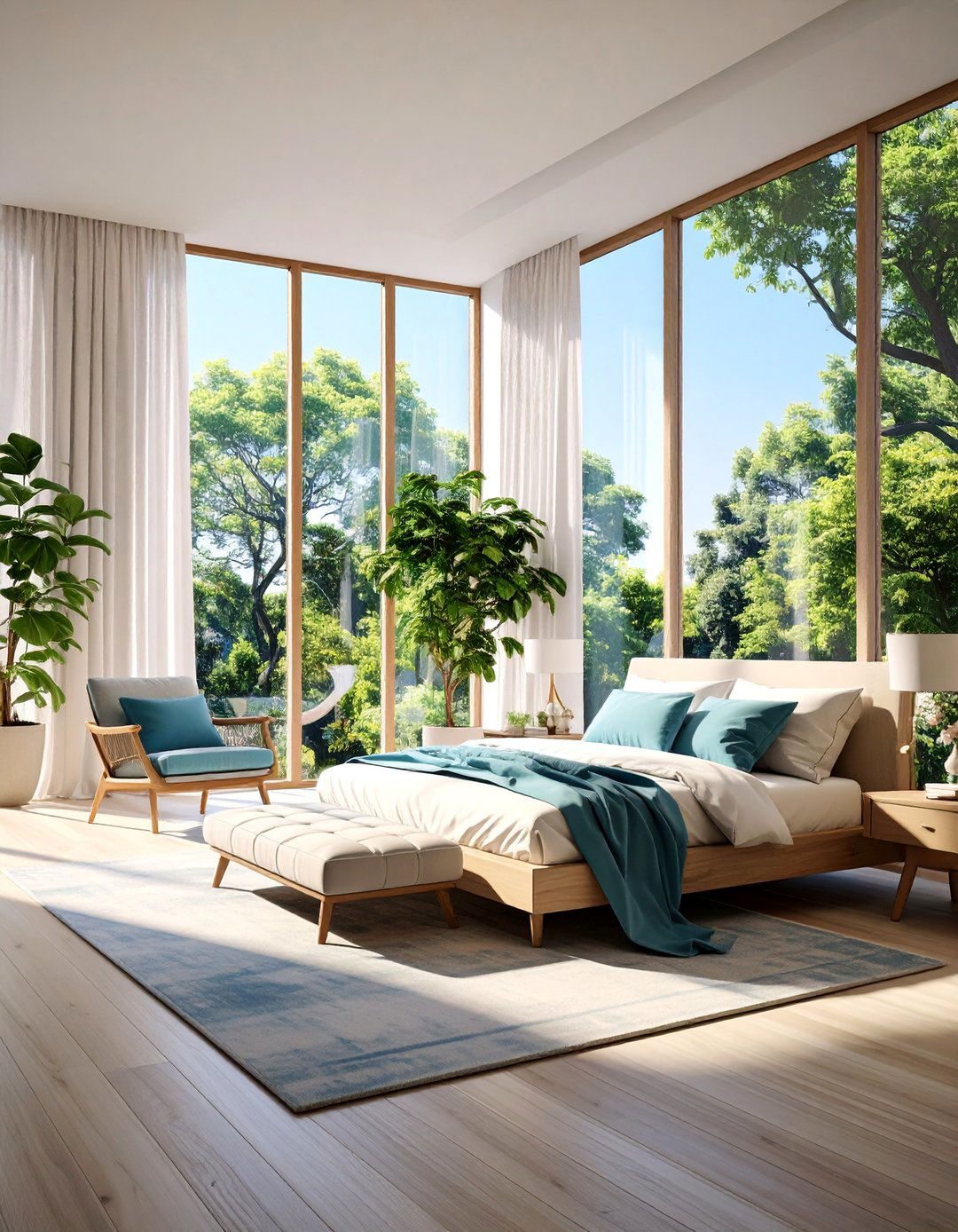 Minimalist Bedroom with Natural Lighting - 25 Japanese Interior Design Ideas