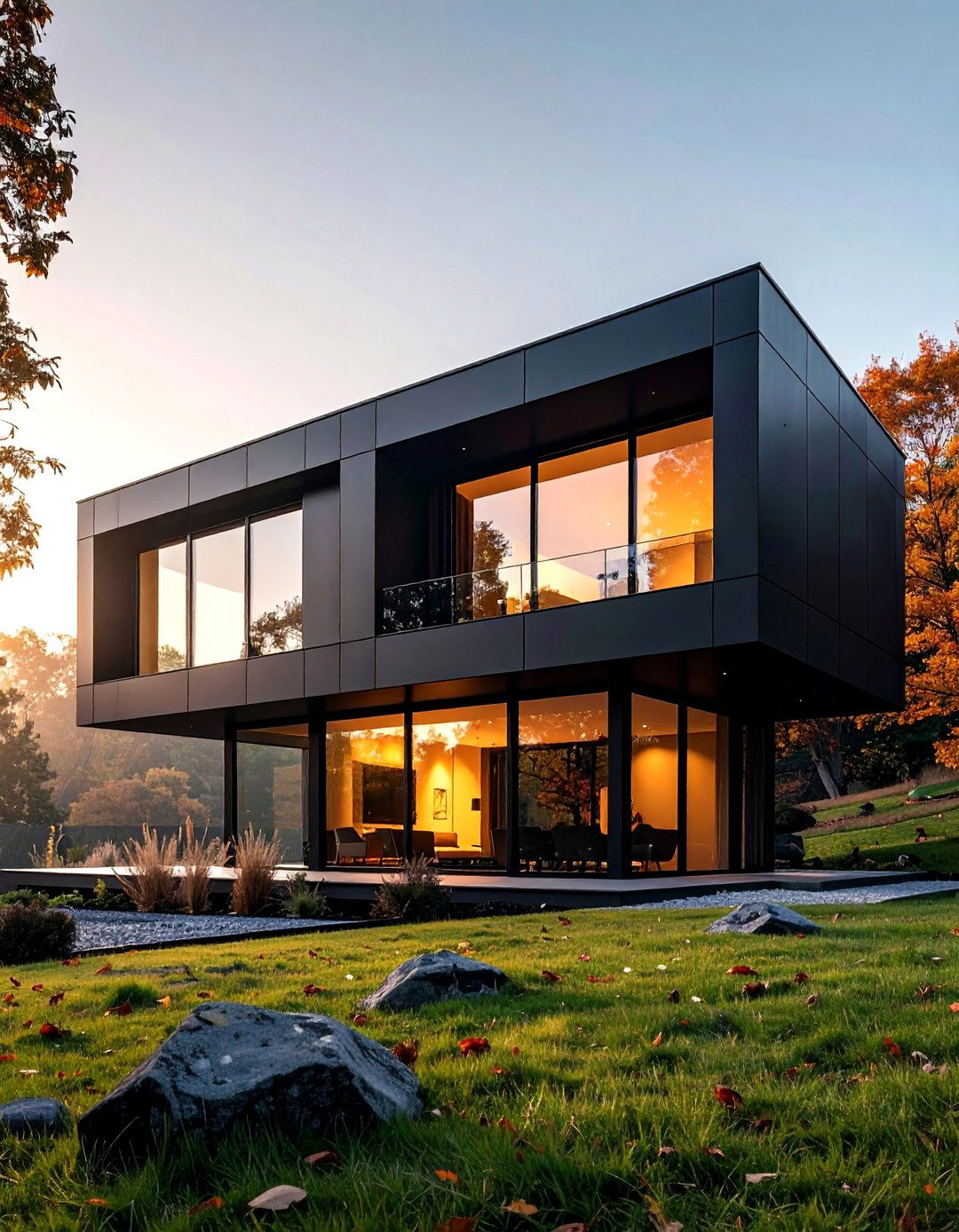 Minimalist Black Box Architecture - 25 Modern Black Houses