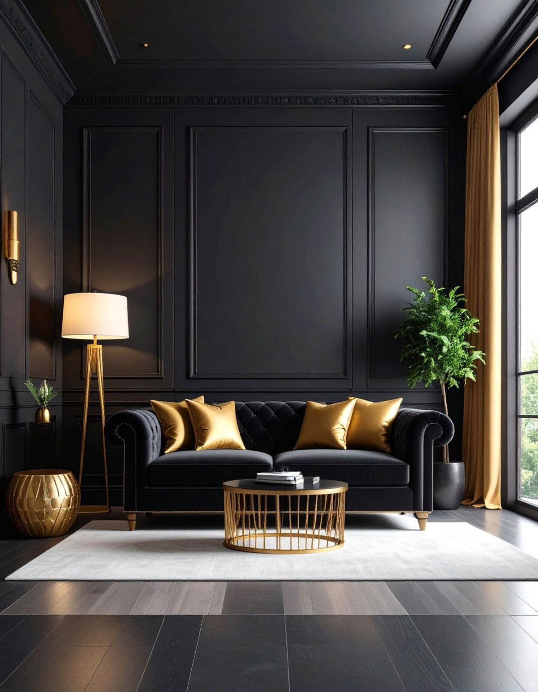 Minimalist Black Camouflage - 25 Tv Accent Wall Ideas