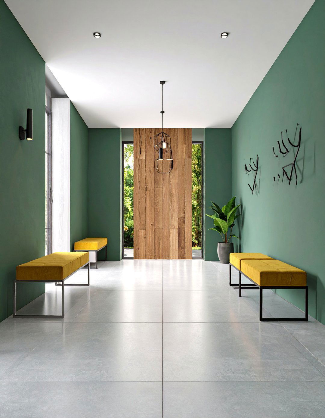 Minimalist Brutalist Entry Hall - 25 Brutalist Interior Design Ideas