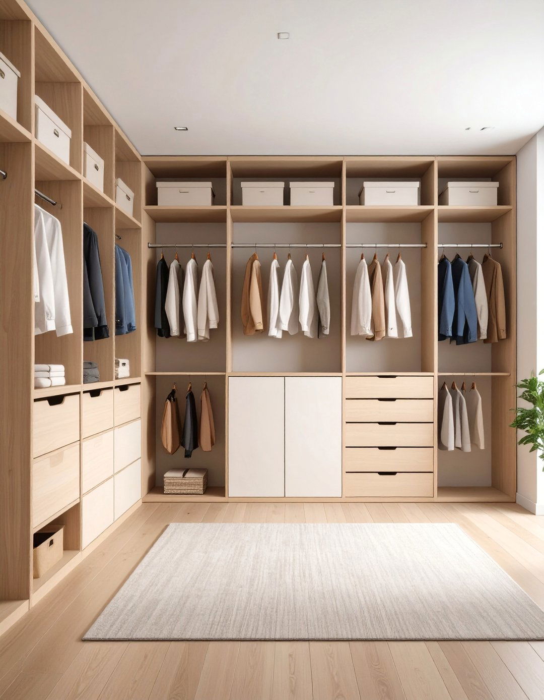 Minimalist Closet with Clean Lines - 25 Closet Ideas