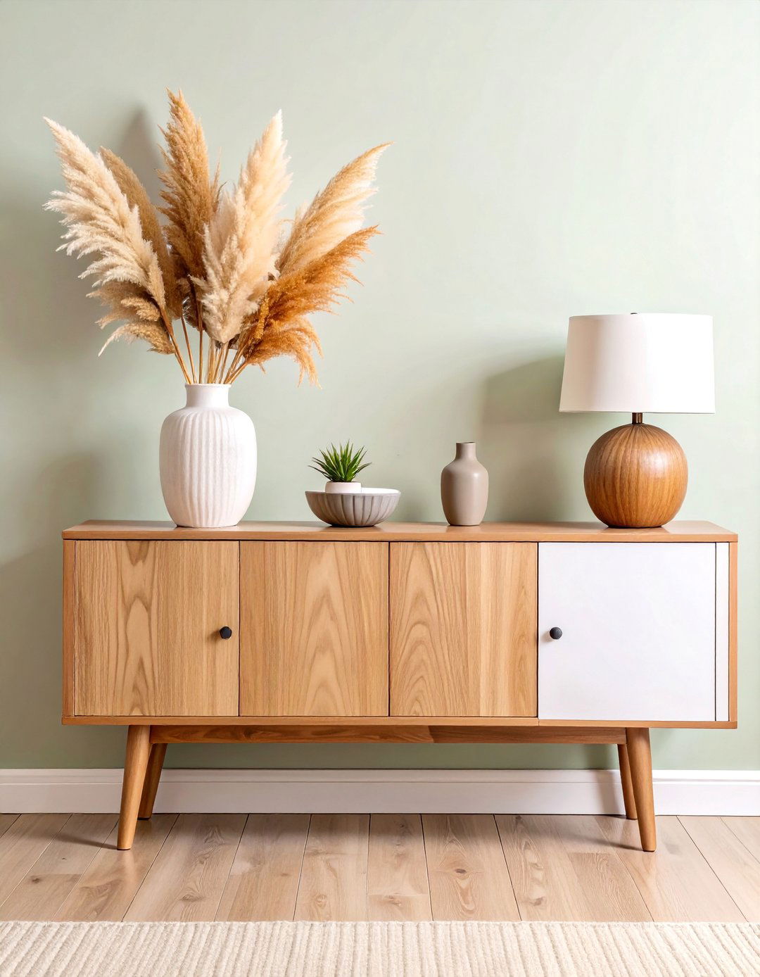 Minimalist Console Table with Clean Lines and Neutral Tones - 25 Console Table Decor Ideas