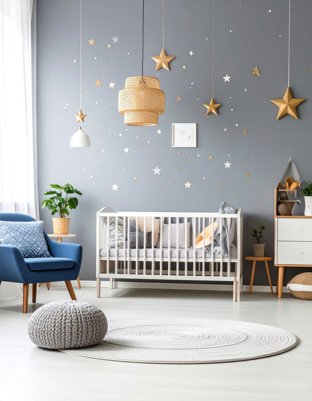 Minimalist Constellation Nursery Design - 25 Space-themed Nursery Ideas