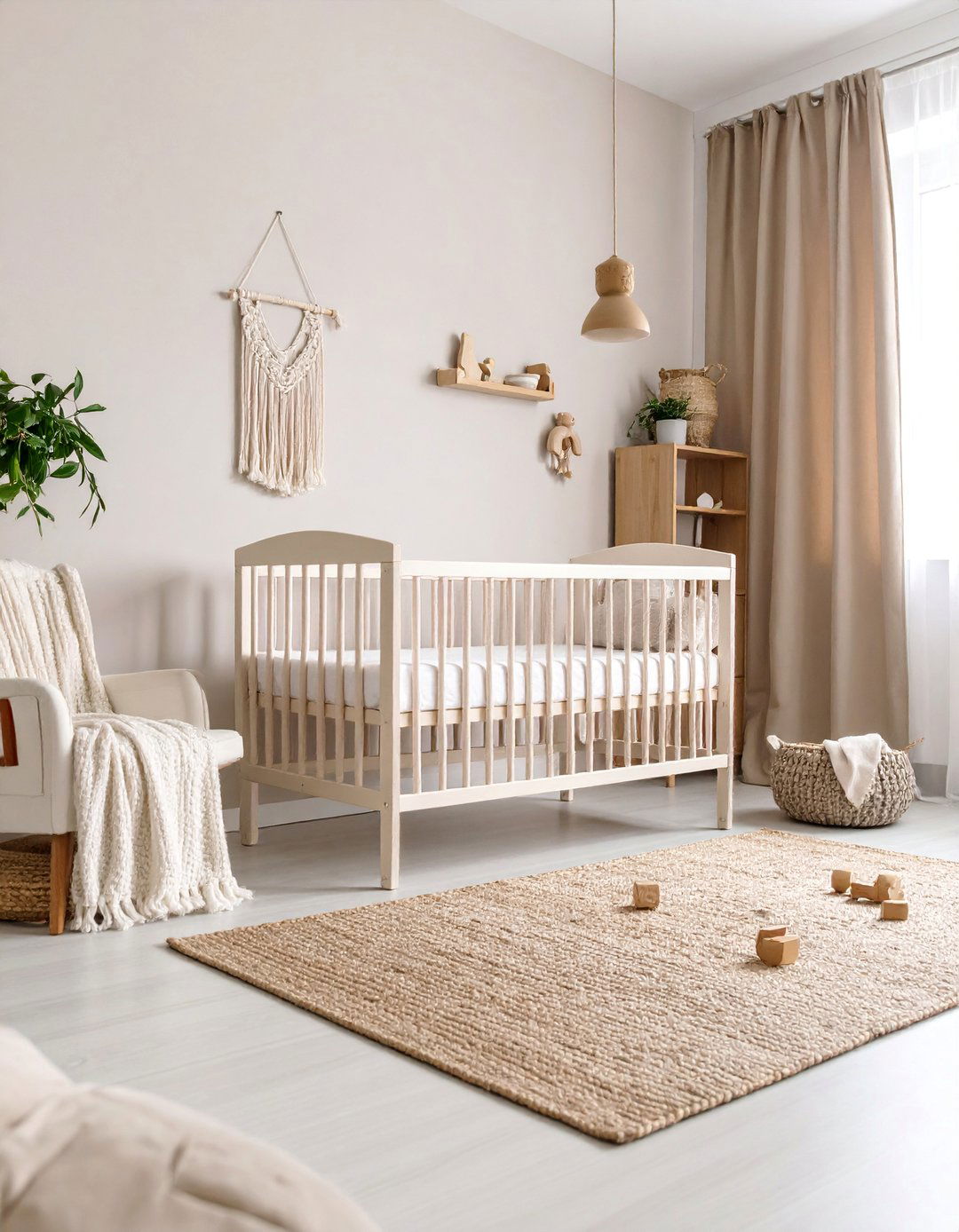 Minimalist Earth Tone Retreat - 25 Boho Nursery Ideas