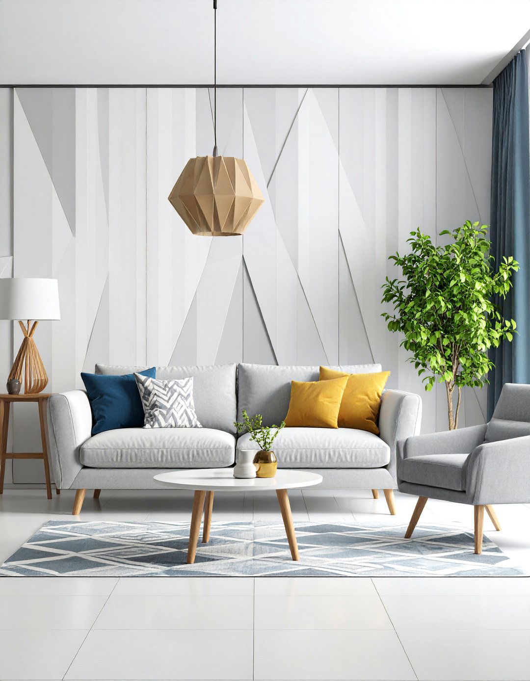 Minimalist Geometric Lines - 25 Wallpaper Ideas