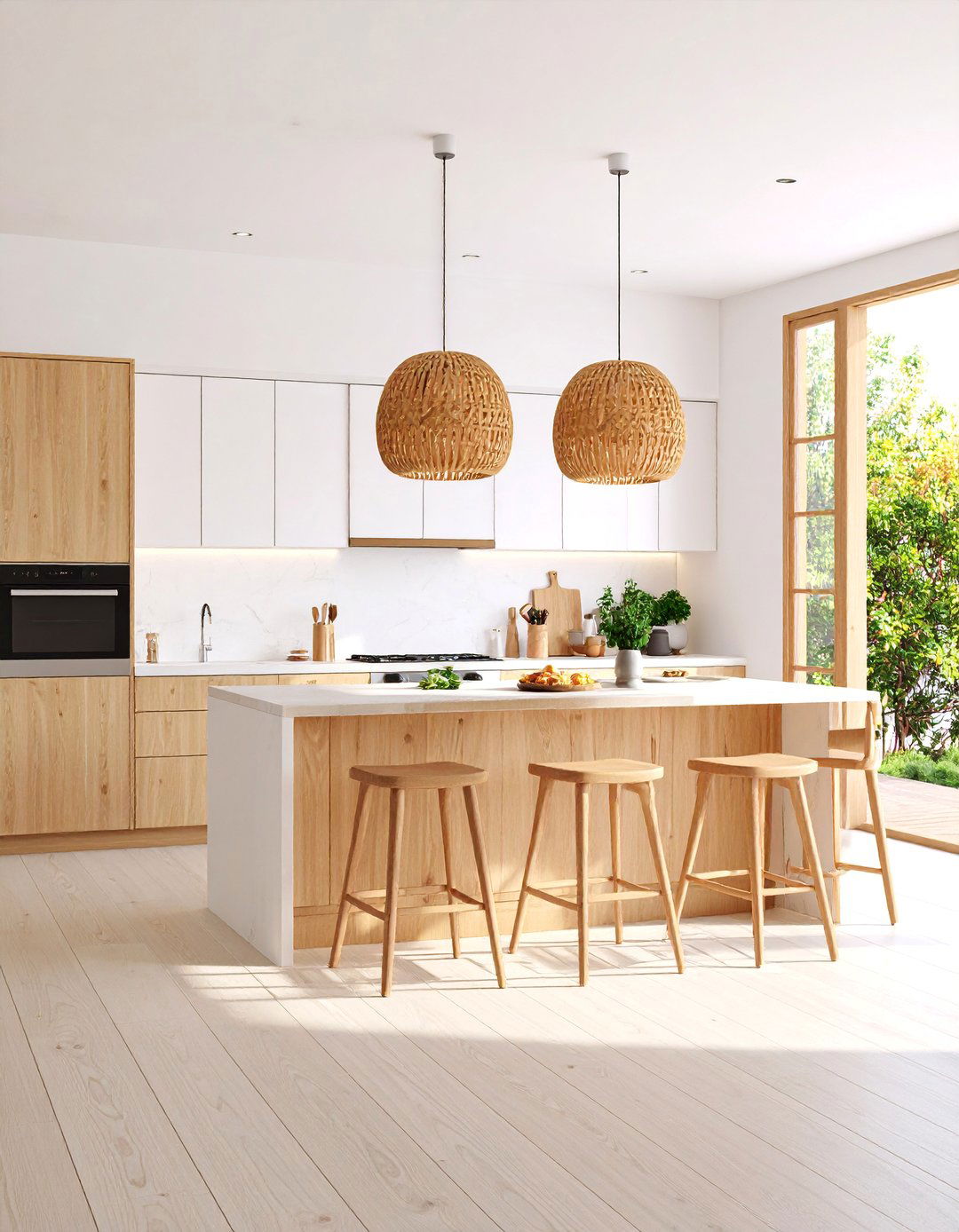 Minimalist Japanese Inspired Kitchen Diner with Clean Lines - 25 Kitchen Diner Ideas