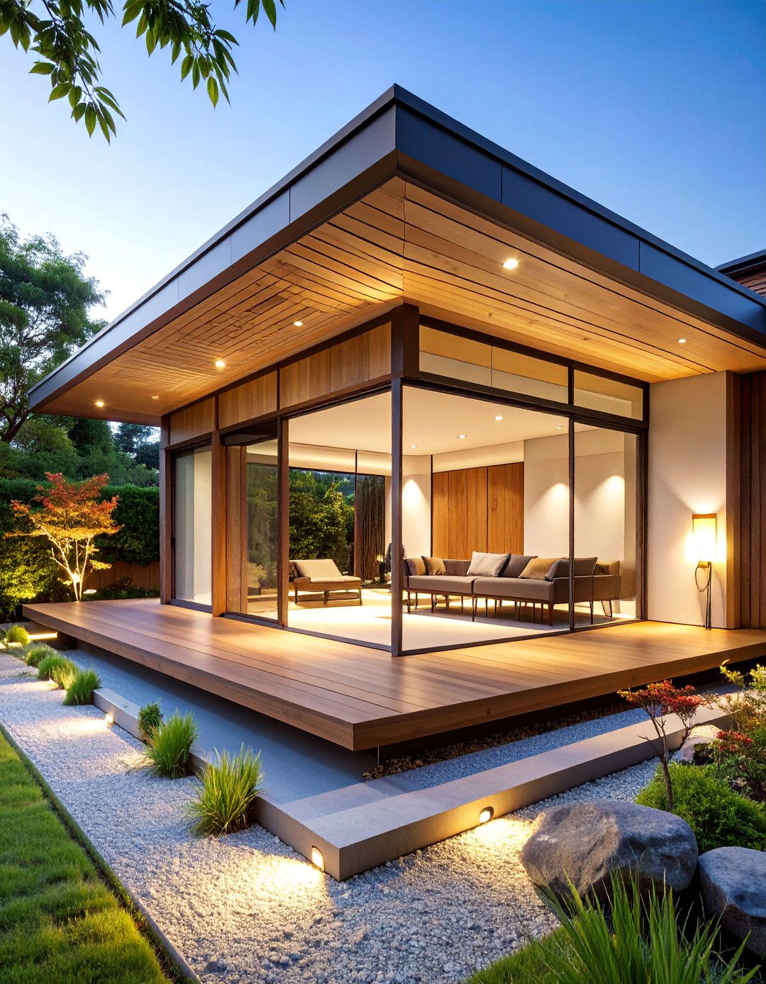 Minimalist Japanese Inspired Lighting - 25 Soffit Lighting Ideas