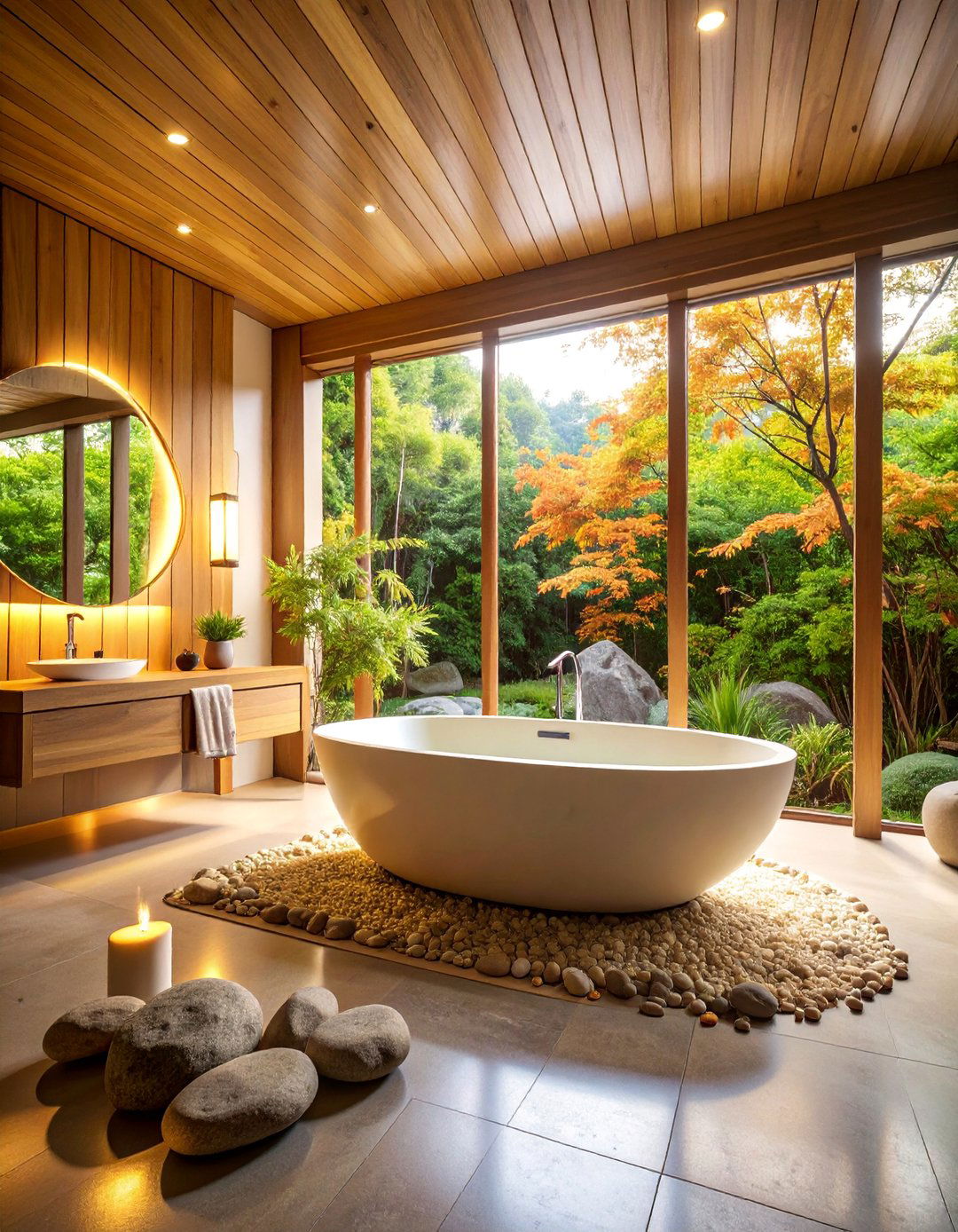 Minimalist Japanese Zen Bathroom Design - 25 Bathroom Remodel Ideas