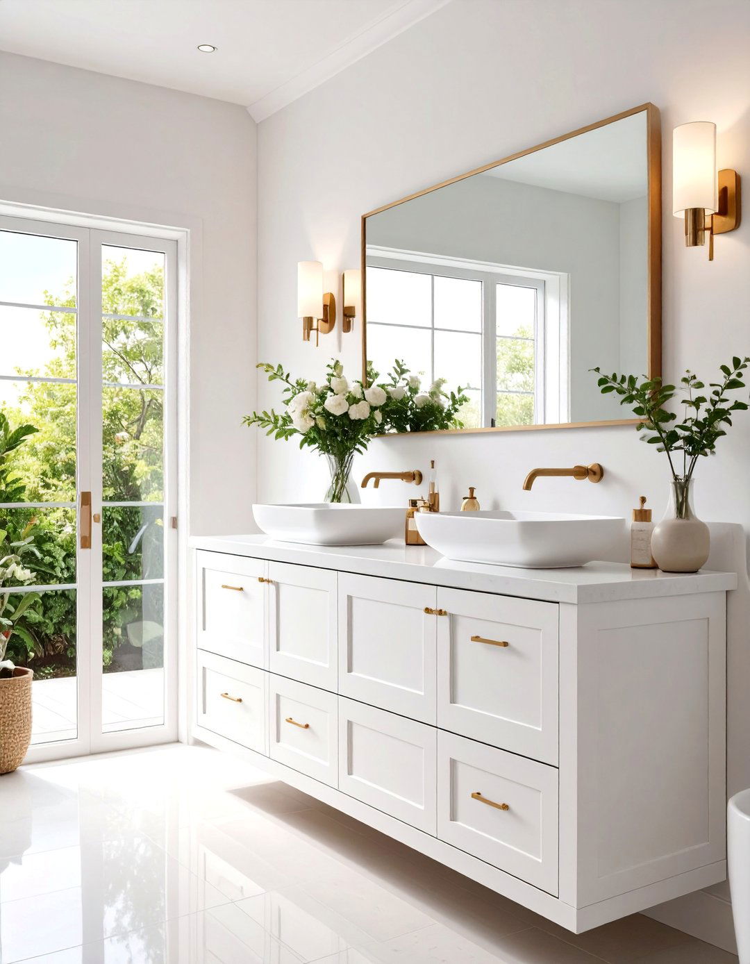 Minimalist Luxury Spa Experience - 25 Hallway Bathroom Ideas