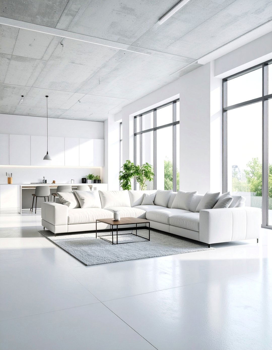 Minimalist Monochrome Loft - 25 Loft Ideas