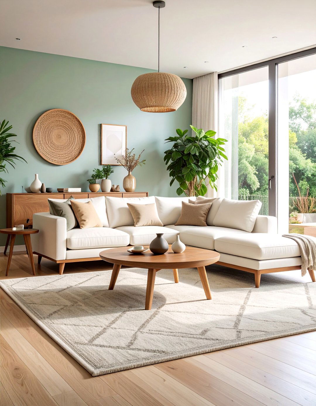 Minimalist Neutral Living Room with Clean Lines - 25 Neutral Living Room Ideas