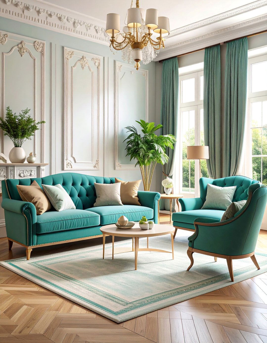 Minimalist Parisian Living Room with Clean Lines - 25 Parisian-style Living Room Ideas