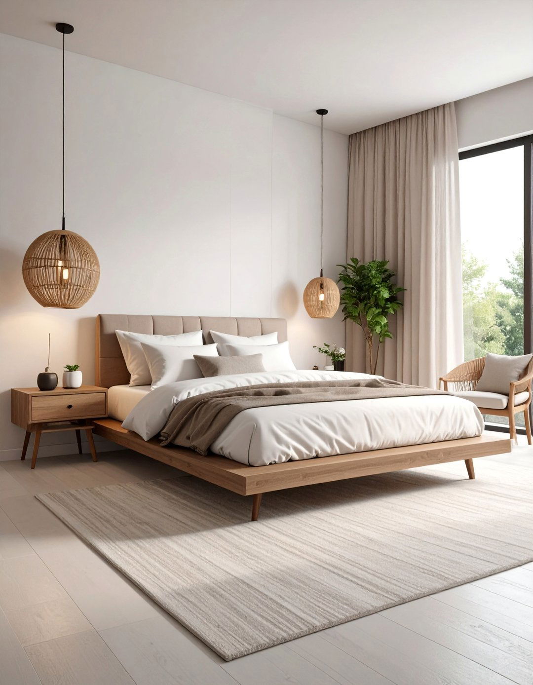 Minimalist Platform Bed Retreat - 25 Clean Girl Room Ideas