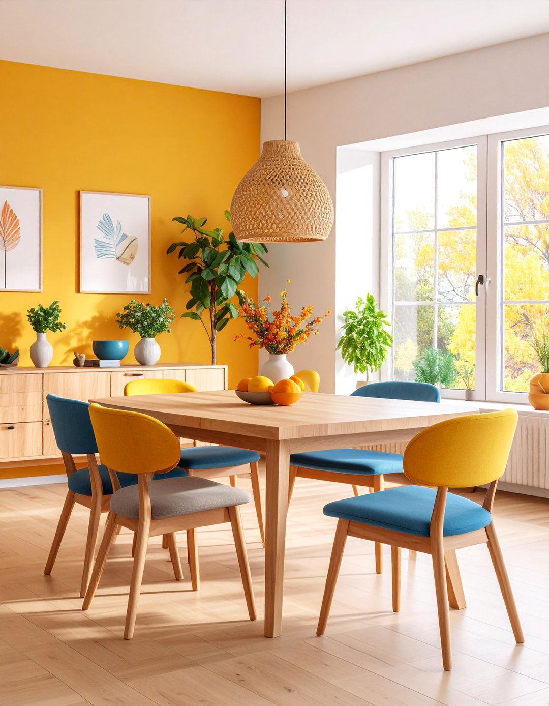 Minimalist Rustic Dining Room with Simple Clean Design - 25 Rustic Dining Room Ideas