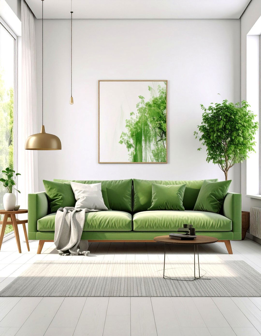 Minimalist Sage Green Couch Living Room - 25 sage green couch living room ideas