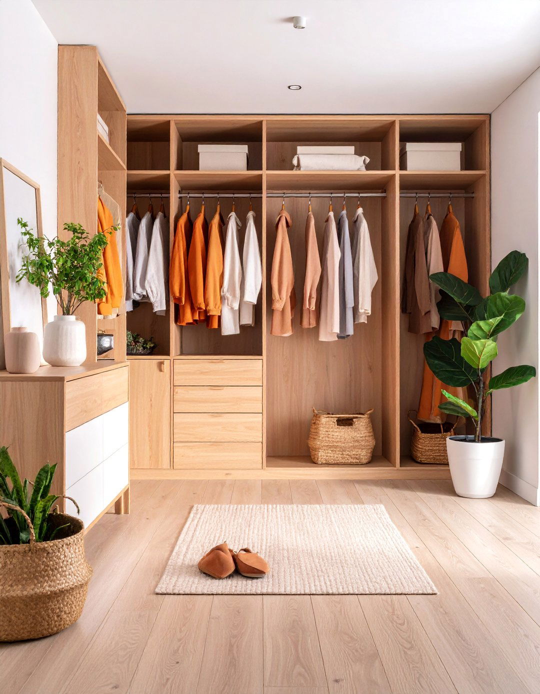 Minimalist Scandinavian Entryway Design - 25 Entryway Closet Ideas