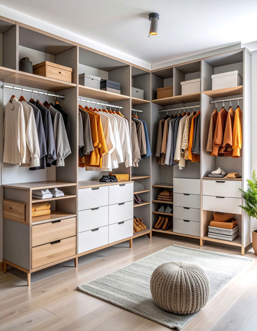 Minimalist Scandinavian Geometry - 25 Closet Wallpaper Ideas