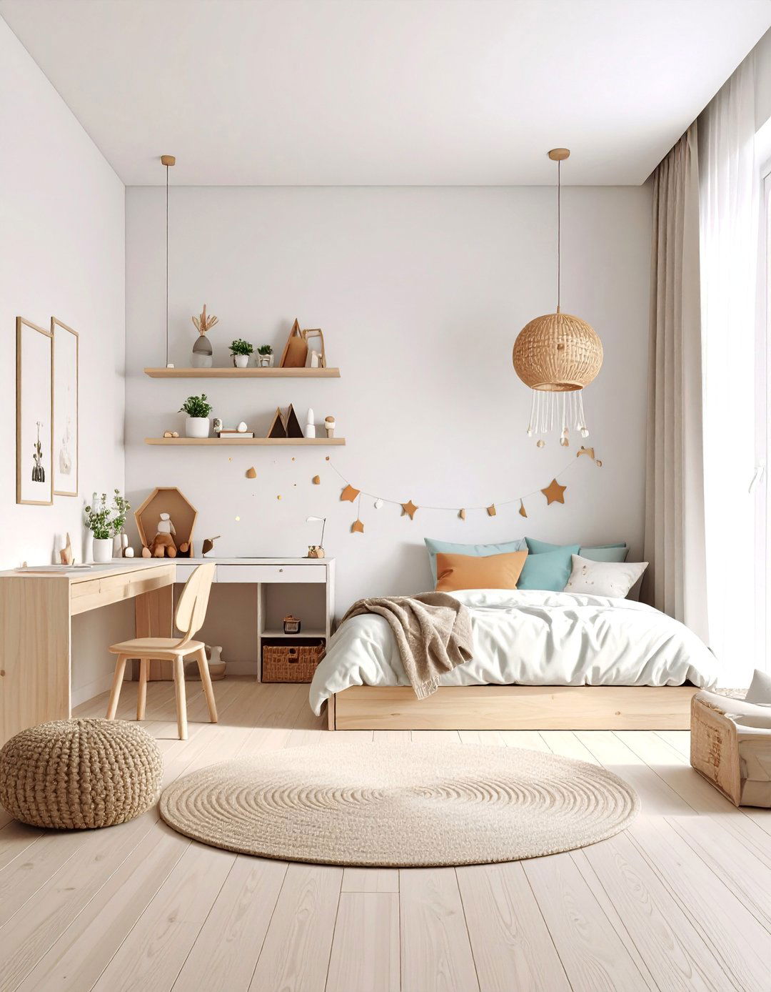 Minimalist Scandinavian Kids Room - 25 Kids Room Ideas