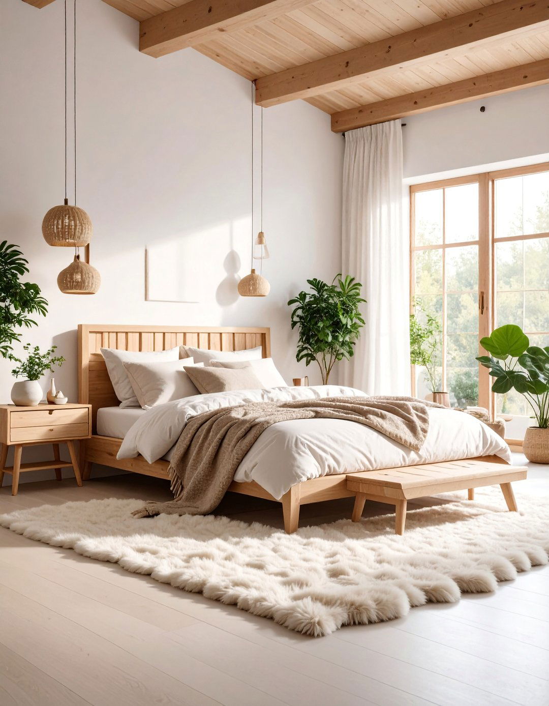 Minimalist Scandinavian Loft Bedroom with Natural Light - 25 Loft Bedroom Ideas