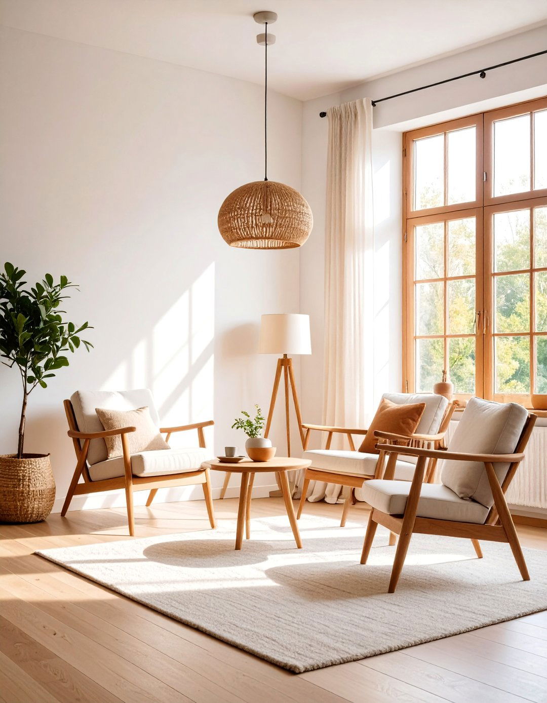 Minimalist Scandinavian Morning Room - 25 Morning Room Ideas