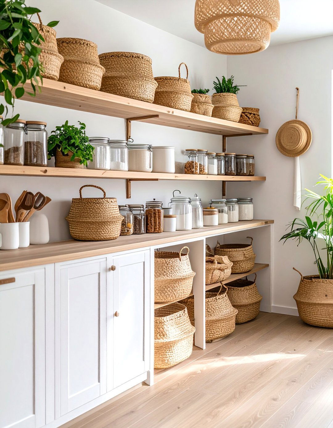 Minimalist Scandinavian Pantry Design - 25 Walk in Pantry Ideas