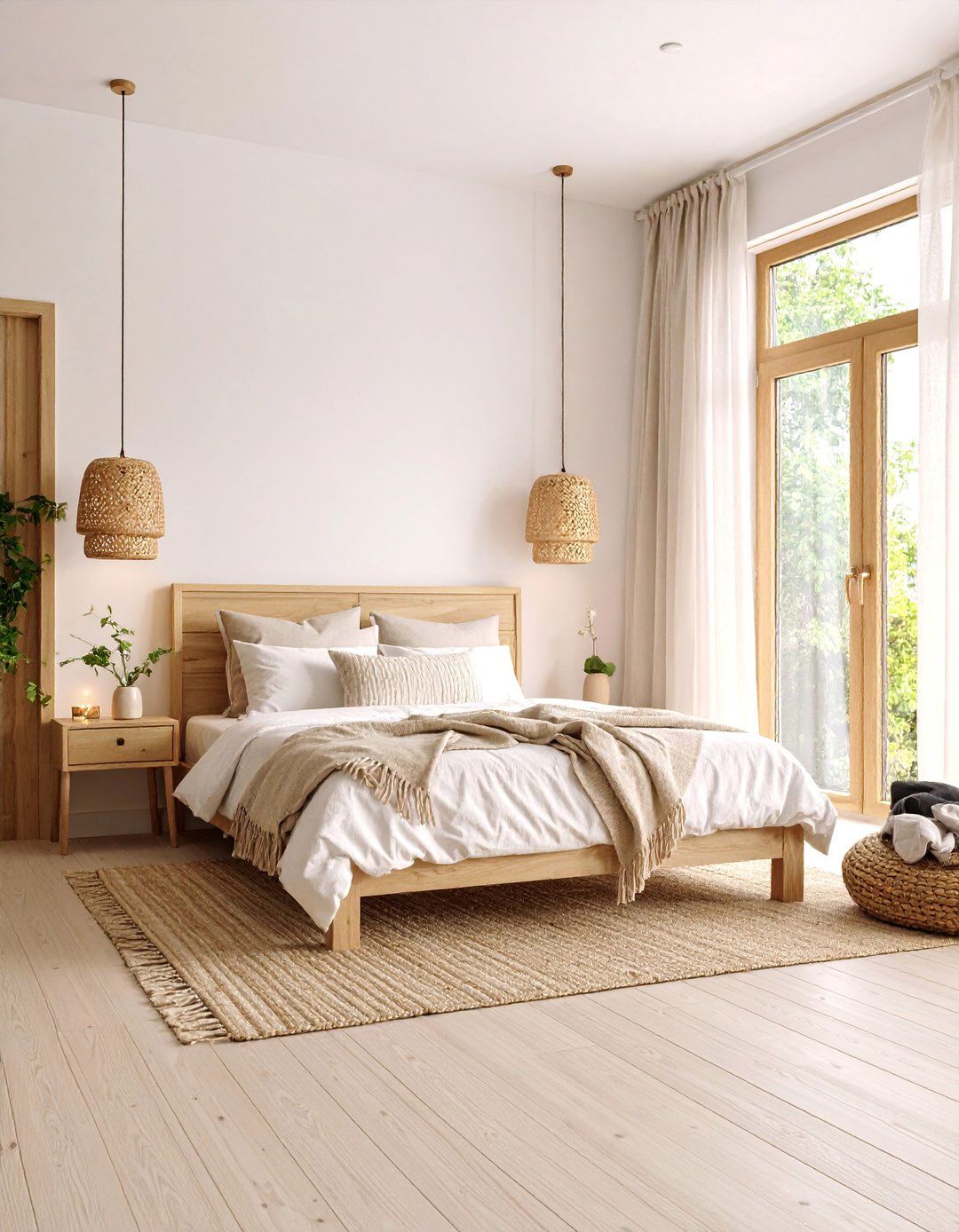Minimalist Warm Bedroom with Textural Contrast - 25 Master Bedroom Ideas
