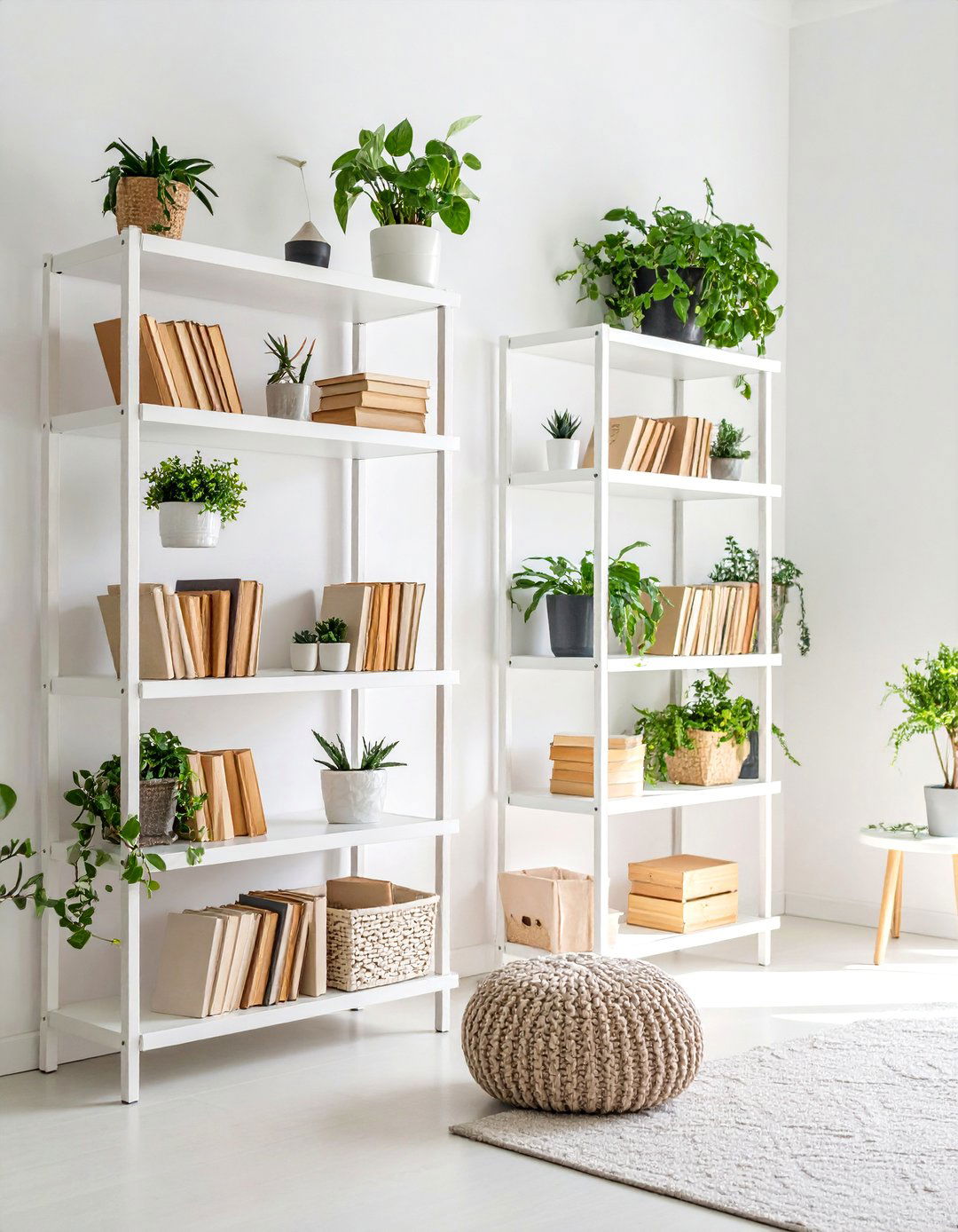 Minimalist White Floating Shelves for Clean Aesthetics - 25 Floating Shelves Ideas