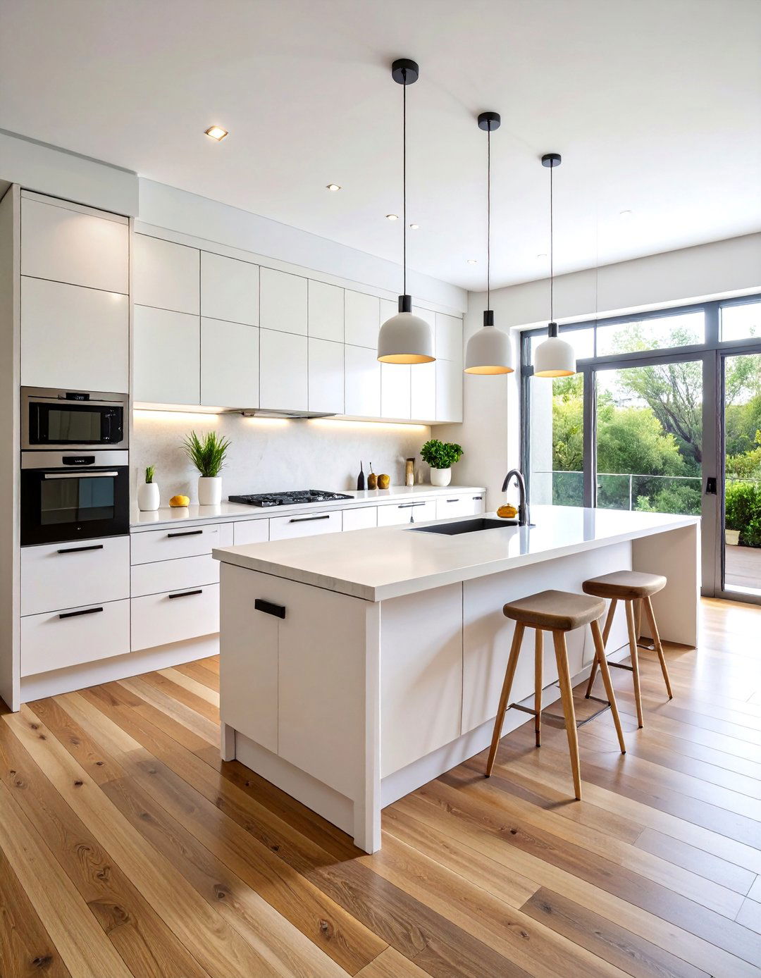 Minimalist White L Shaped Kitchen - 25 l shaped kitchen ideas