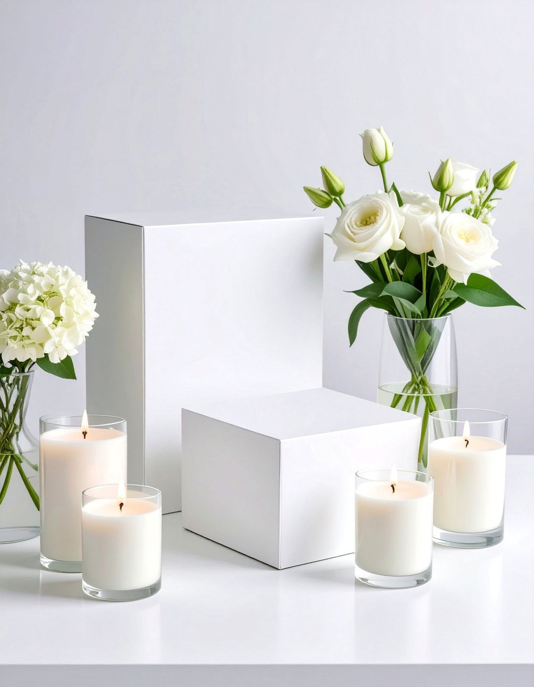 Minimalist White Wedding Card Box Station - 25 Wedding Card Box Ideas