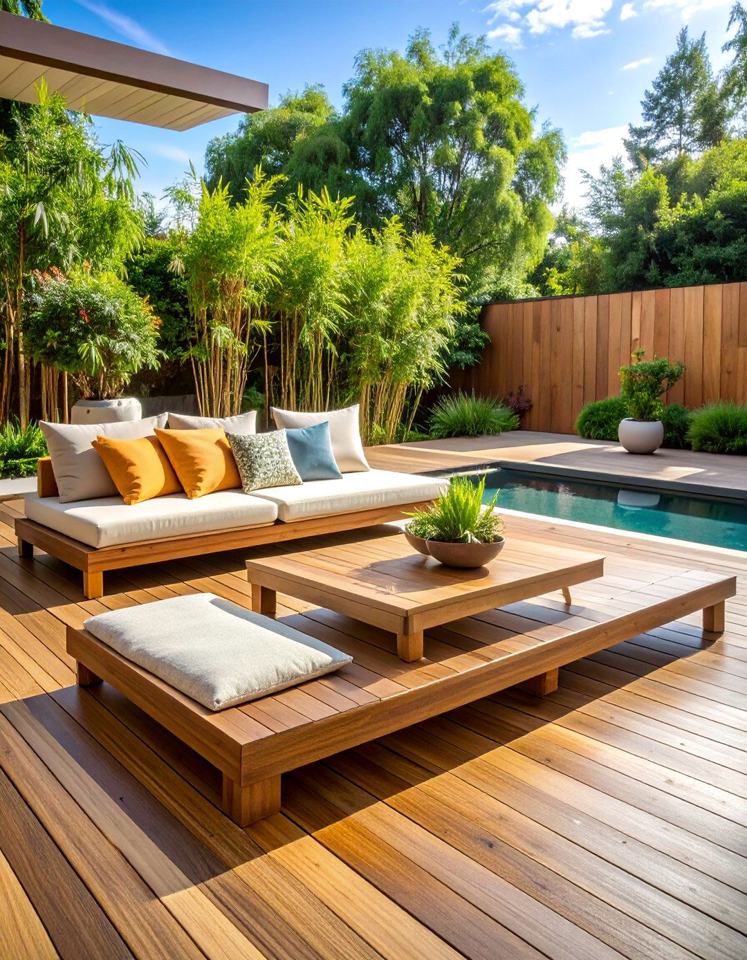 Minimalist Zen Garden Seating - 25 Deck Furniture Ideas