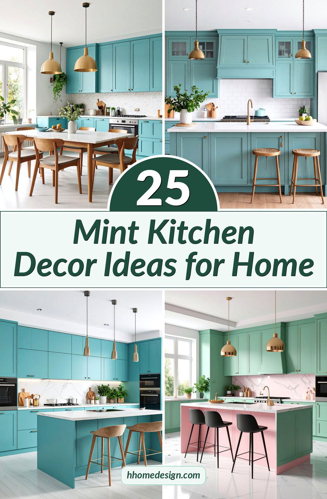 25 Mint Kitchen Decor Ideas for Home