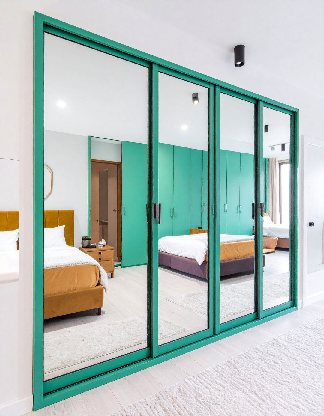 Mirrored Bifold Doors for Small Spaces - 25 closet door ideas