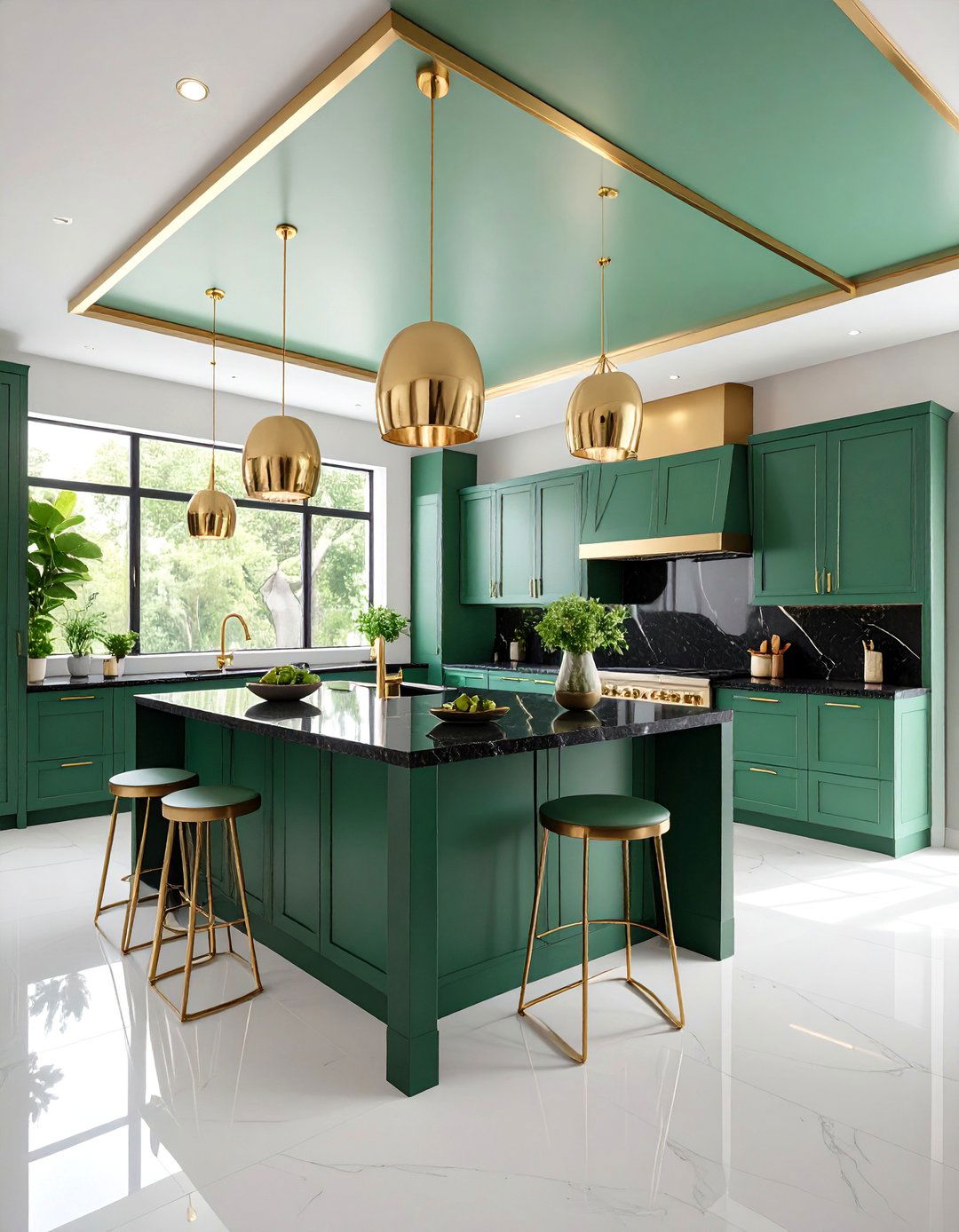 Mirrored Kitchen Ceiling Panels - 25 Kitchen Ceiling Ideas
