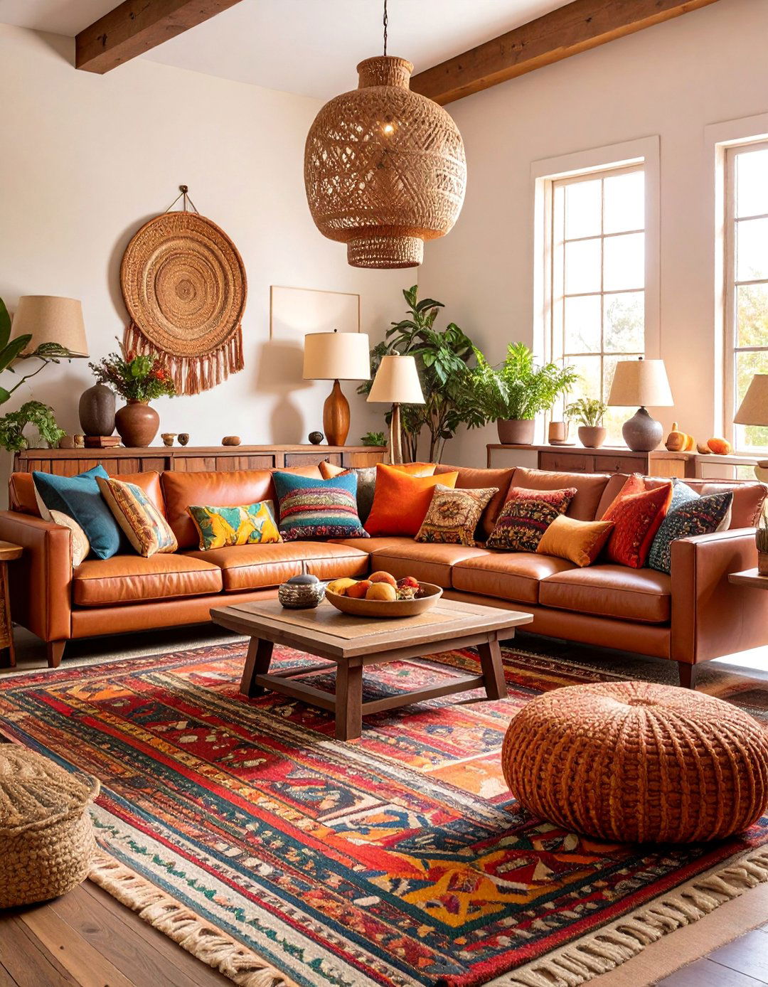 Mission Style Furniture Living Space - 25 Southwestern Decor Ideas
