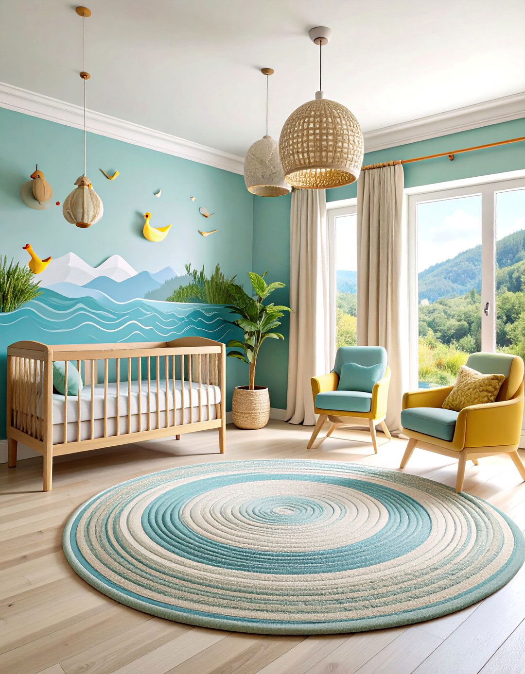 Misty Morning Lake Nursery Theme - 25 Nature Themed Nursery Ideas