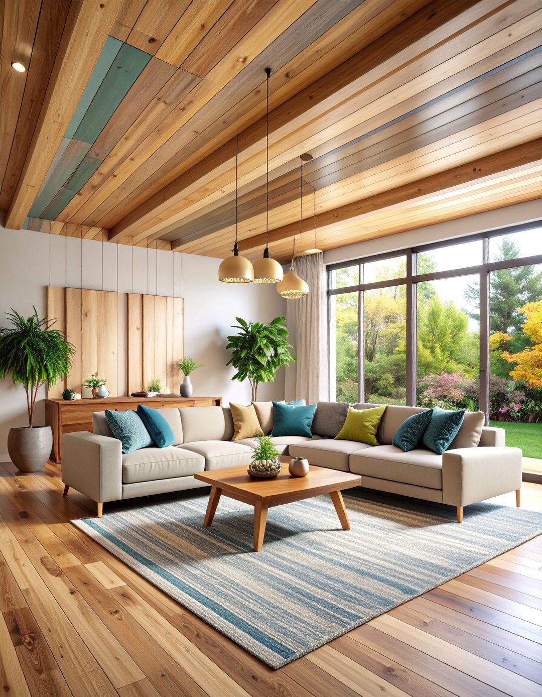Mixed Width Shiplap Ceiling Pattern - 25 Shiplap Ceiling Ideas