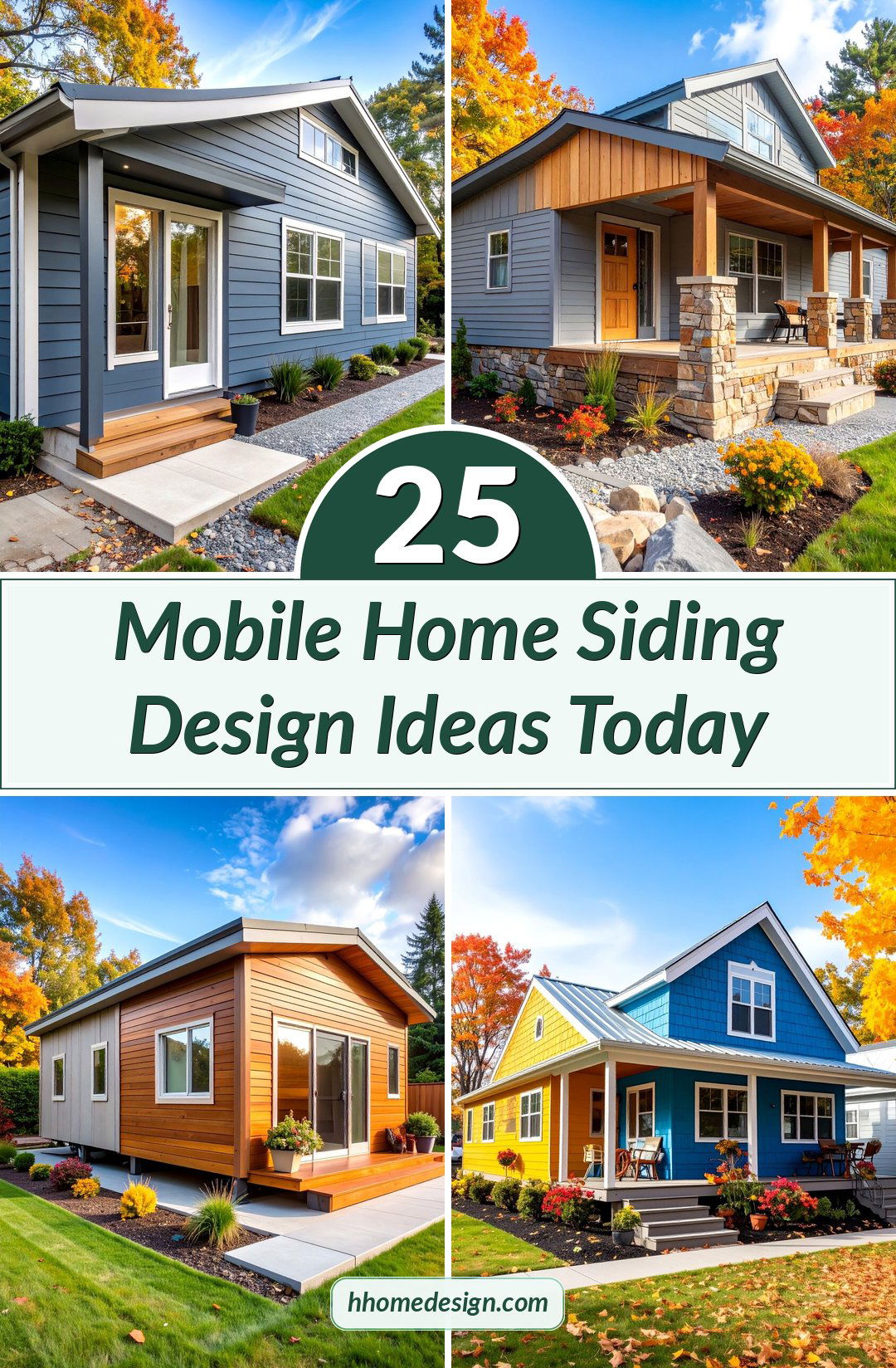 25 Mobile Home Siding Design Ideas Today