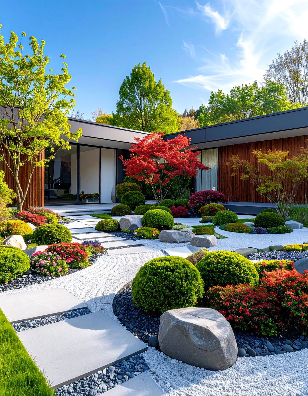 Modern Architectural Spring Garden - 25 Spring Garden Ideas