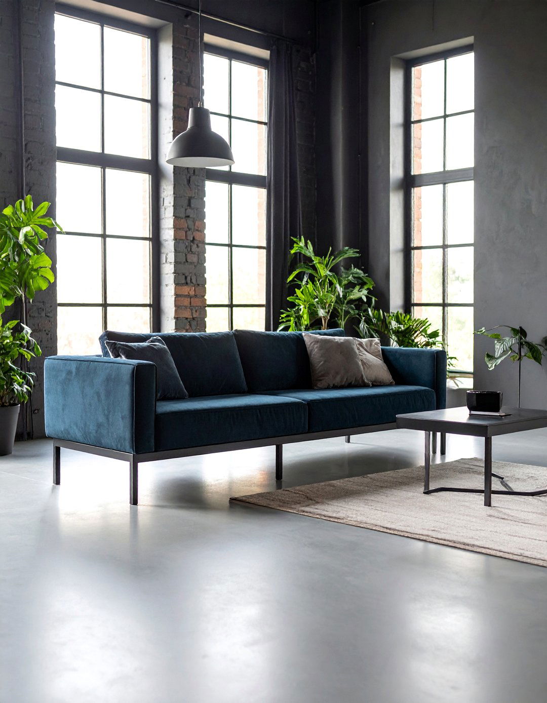 Modern Banquette with Metal Legs - 25 Banquette Seating Ideas