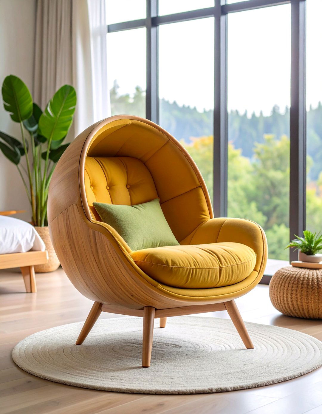 Modern Barrel Chair - 25 Bedroom Chair Ideas