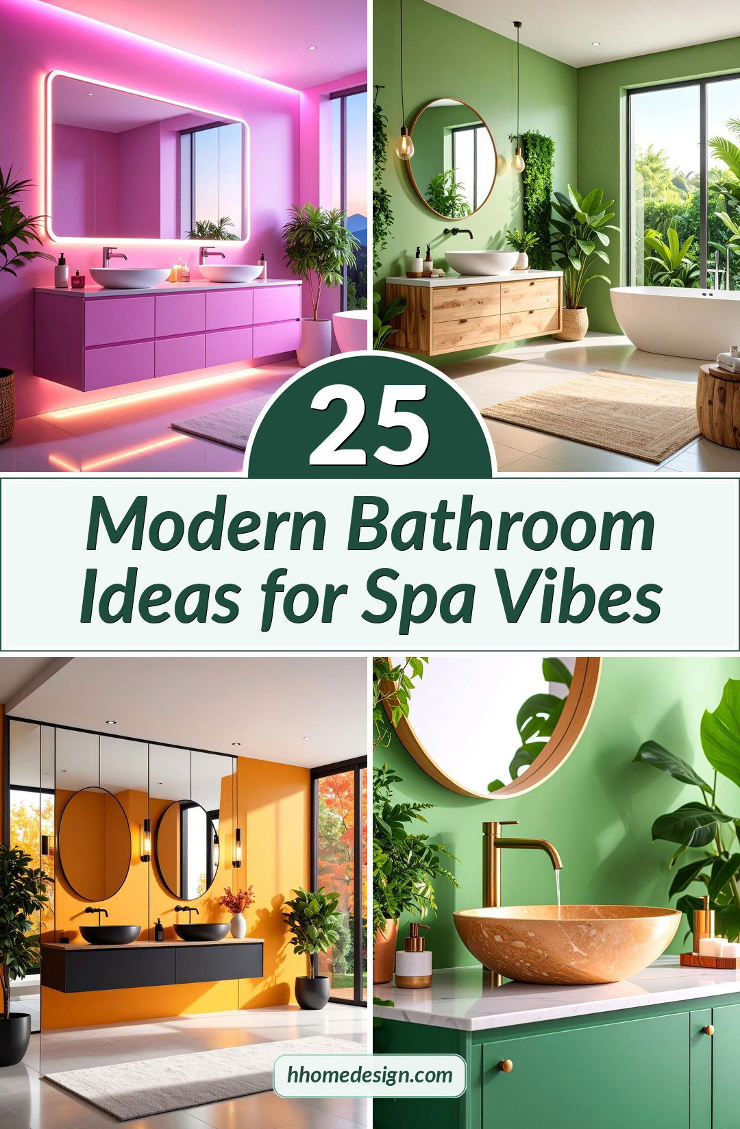 25 Modern Bathroom Ideas for Spa Vibes
