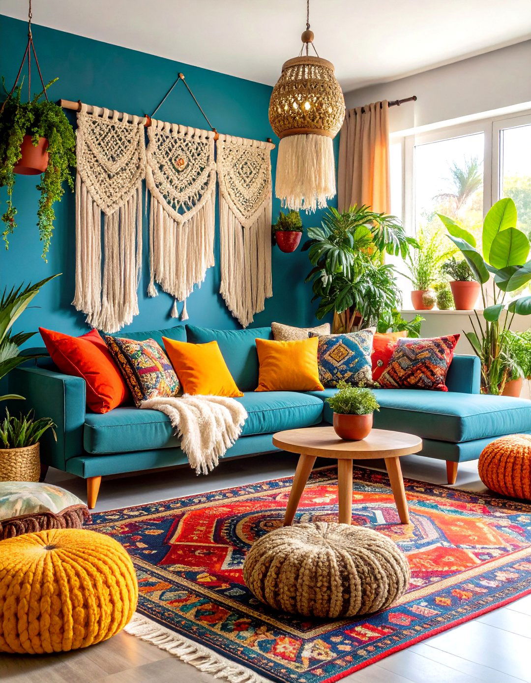 Modern Bohemian Condo Living Room - 25 Condo Living Room Ideas