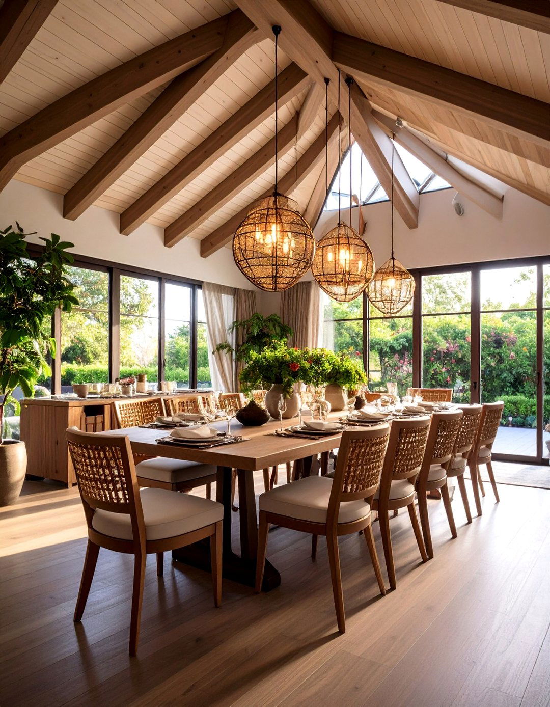 Modern Coffered Cathedral Ceiling - 25 Cathedral Ceiling Ideas