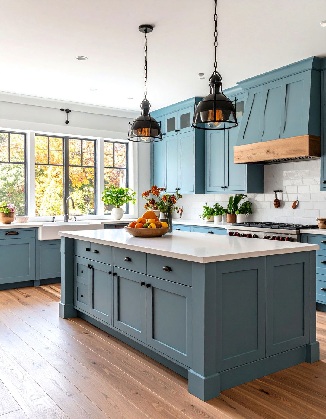 Modern Farmhouse Gray and White Shiplap Design - 25 Double Island Kitchen Ideas