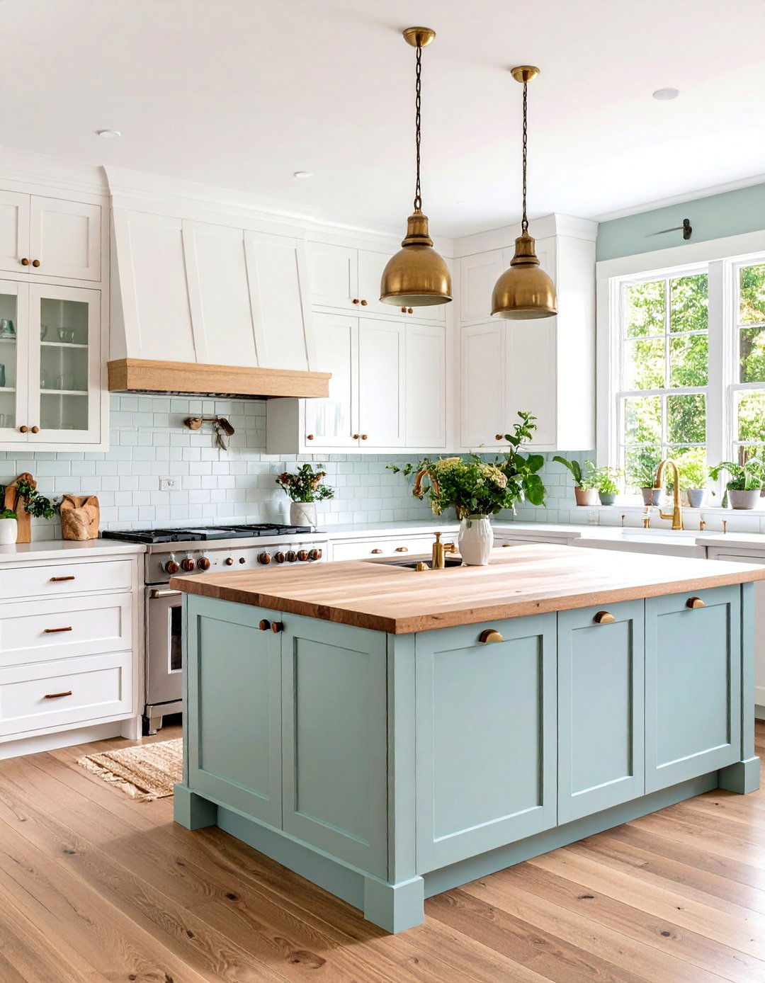Modern Farmhouse Kitchen with Shaker Cabinets - 25 Kitchen Remodel Ideas