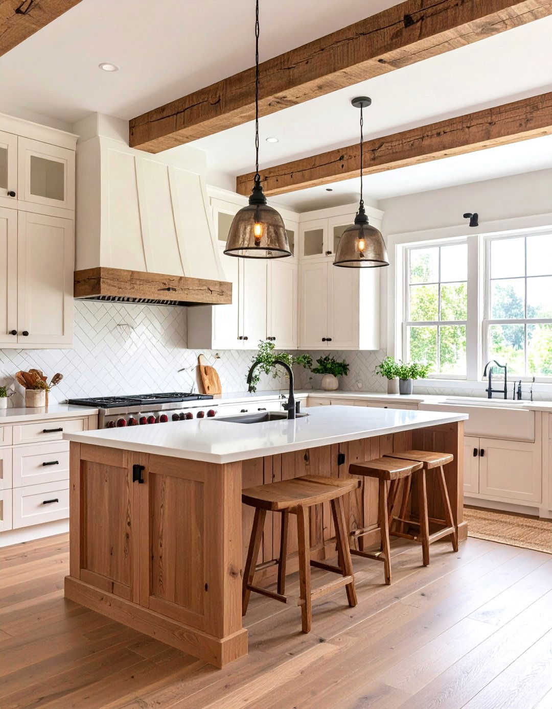 Modern Farmhouse Off white Kitchen Cabinets - 25 Off-white Kitchen Cabinets