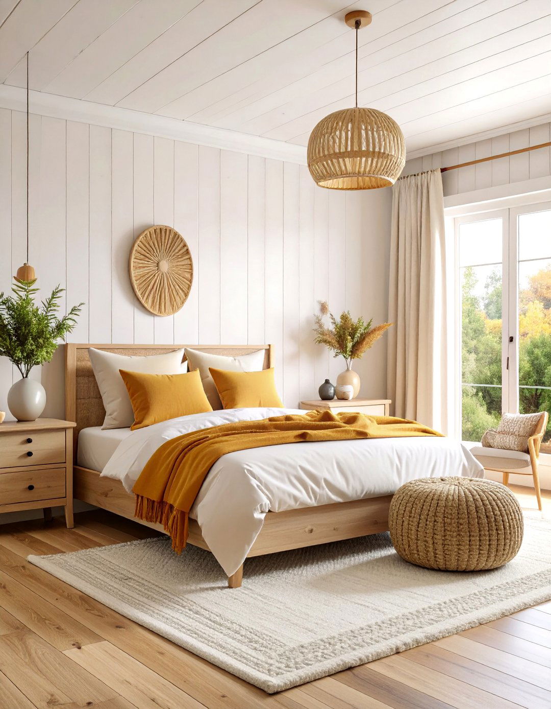 Modern Farmhouse Shiplap Ceiling Design - 25 Shiplap Bedroom Ideas