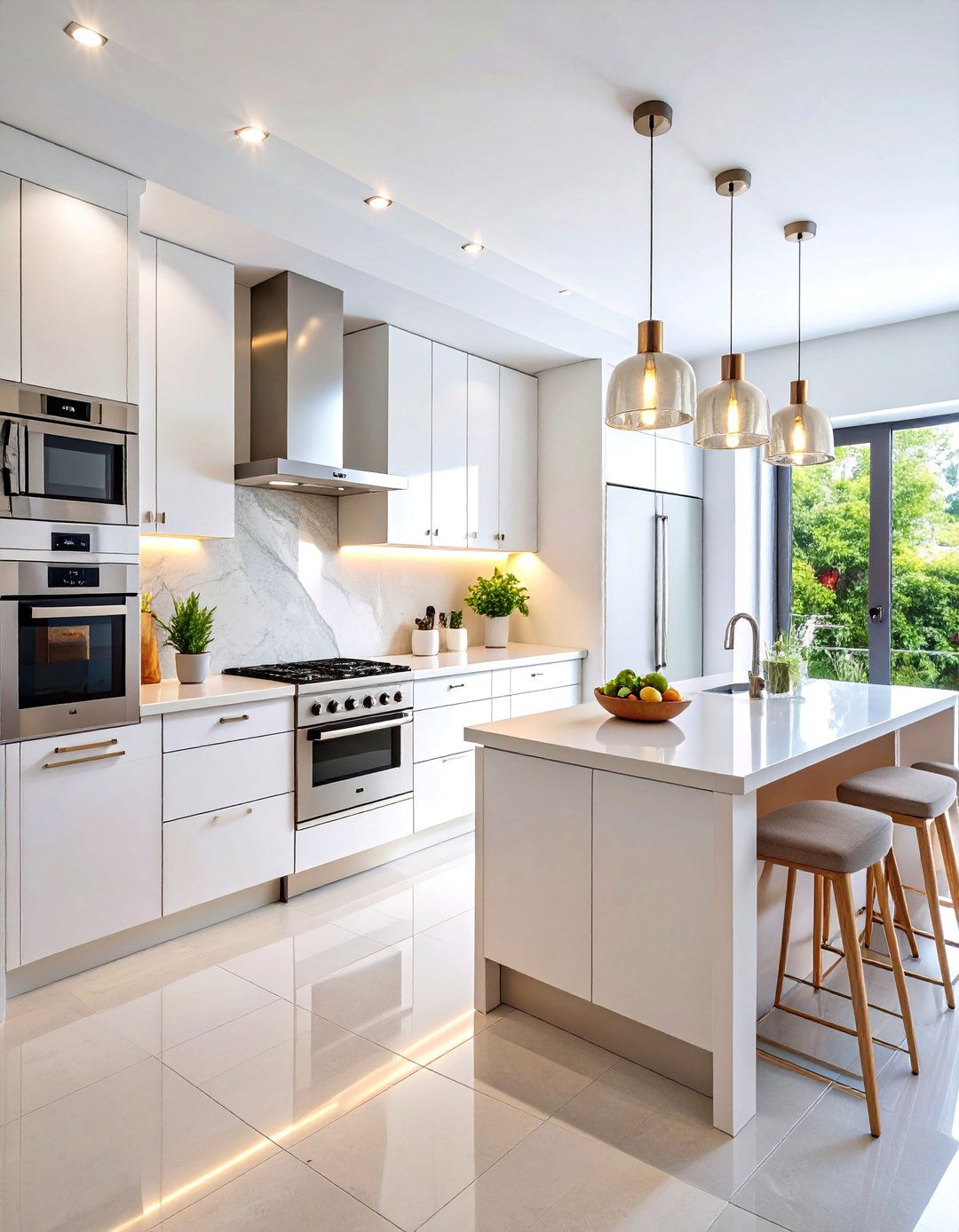 Modern Galley Kitchen with Sleek Storage - 25 Townhouse Kitchen Ideas